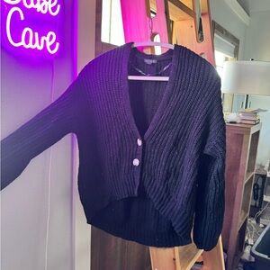 CARDIGAN CHARCOAL GREY